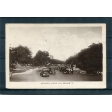 CIUDAD DE BUENOS AIRES ANTIGUA TARJETA POSTAL LA RECOLETA